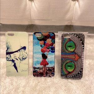 Lot of 3 iPhone 5s Cell Phone Cases